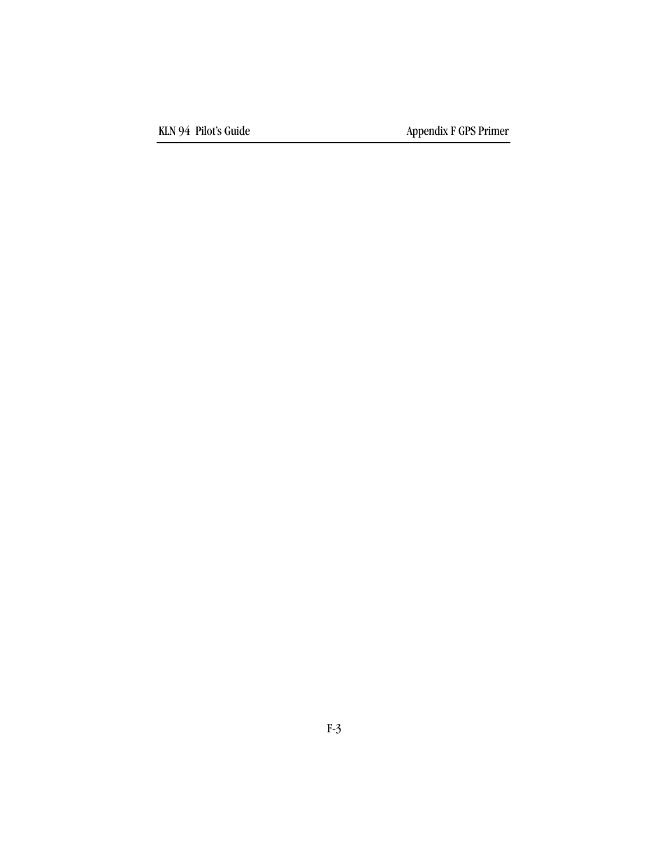 BendixKing KLN 94 - Pilots Guide User Manual | Page 263 / 284