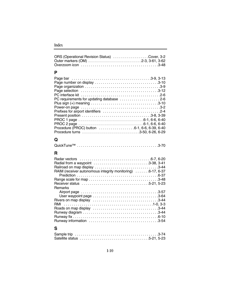 BendixKing KLN 94 - Pilots Guide User Manual | Page 278 / 284