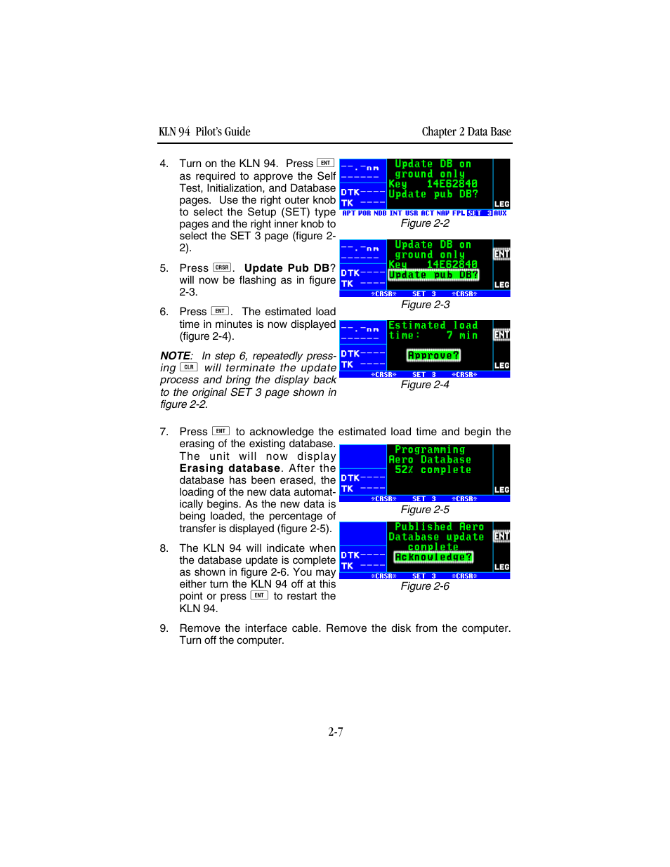BendixKing KLN 94 - Pilots Guide User Manual | Page 33 / 284