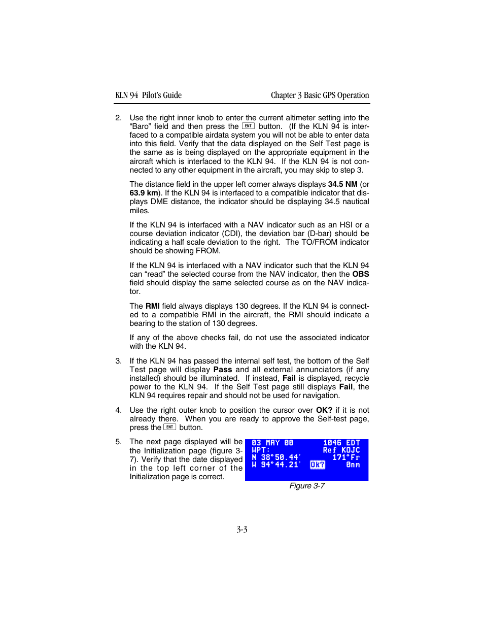 BendixKing KLN 94 - Pilots Guide User Manual | Page 45 / 284