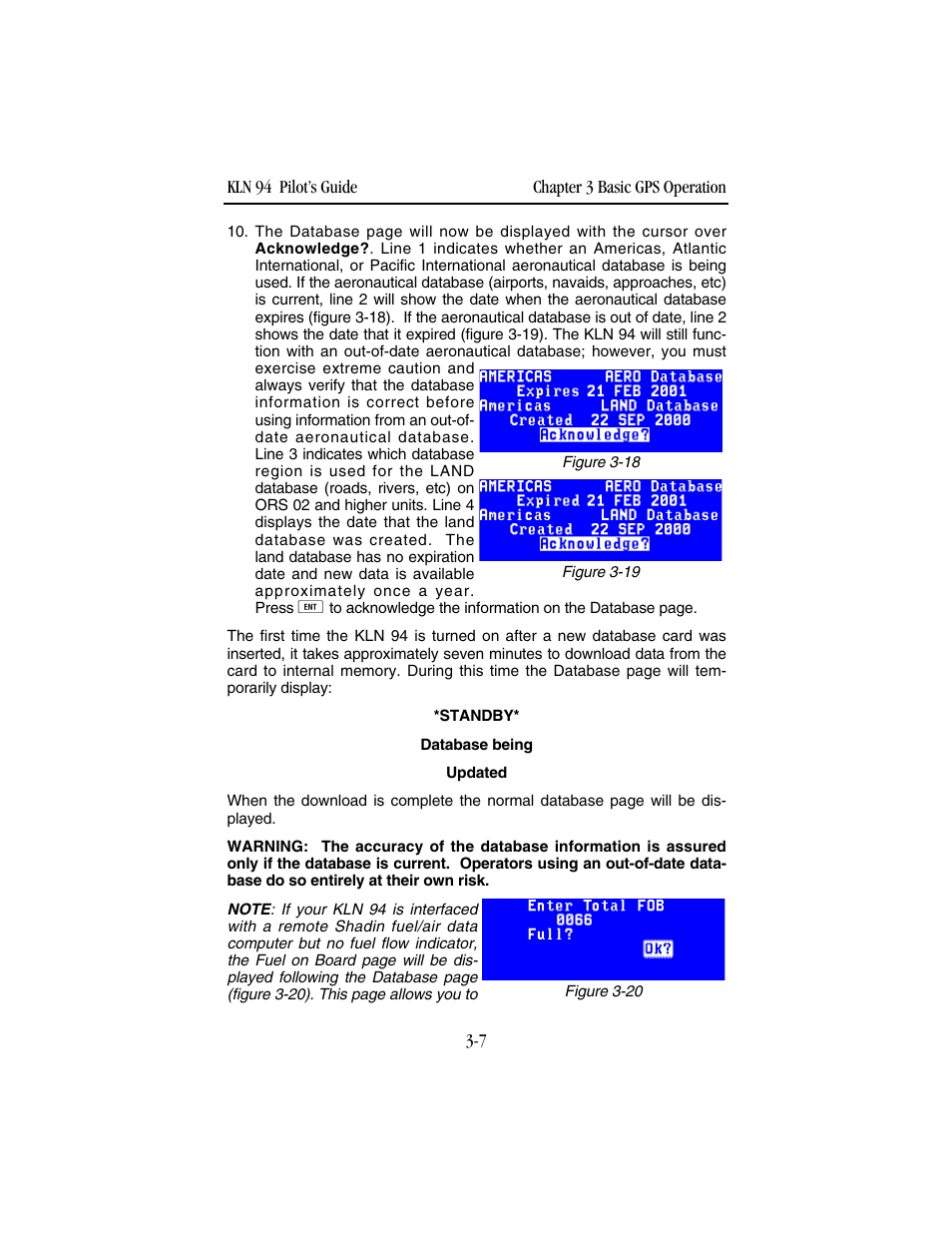 BendixKing KLN 94 - Pilots Guide User Manual | Page 49 / 284