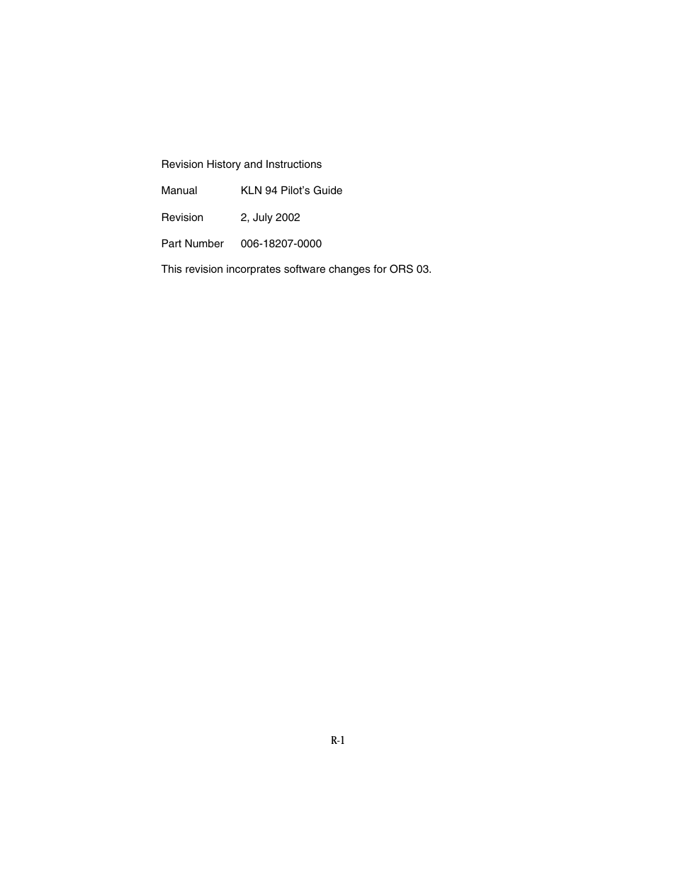 BendixKing KLN 94 - Pilots Guide User Manual | Page 5 / 284