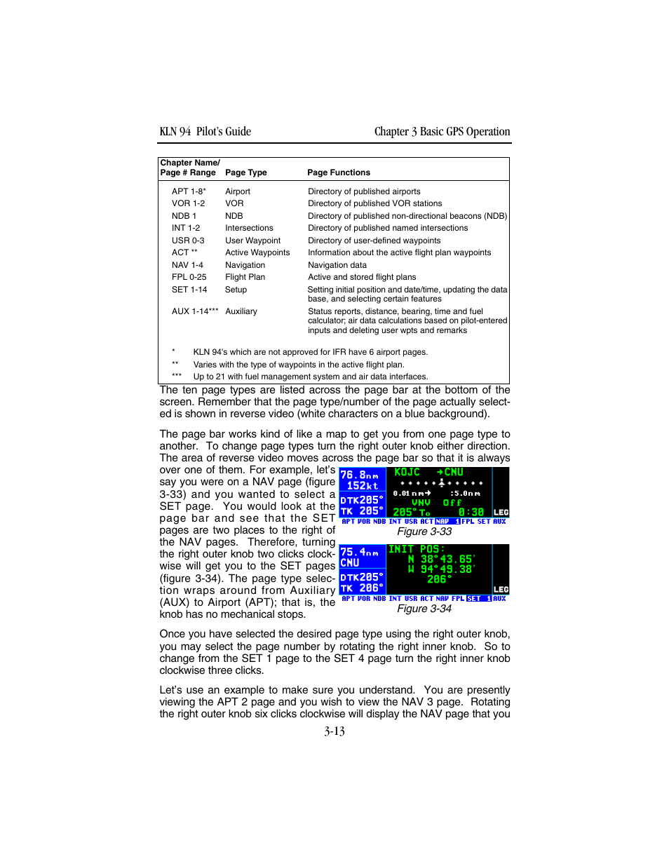 BendixKing KLN 94 - Pilots Guide User Manual | Page 55 / 284