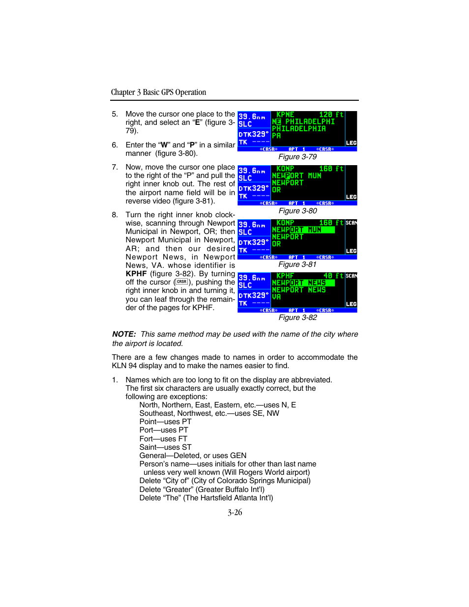 BendixKing KLN 94 - Pilots Guide User Manual | Page 68 / 284