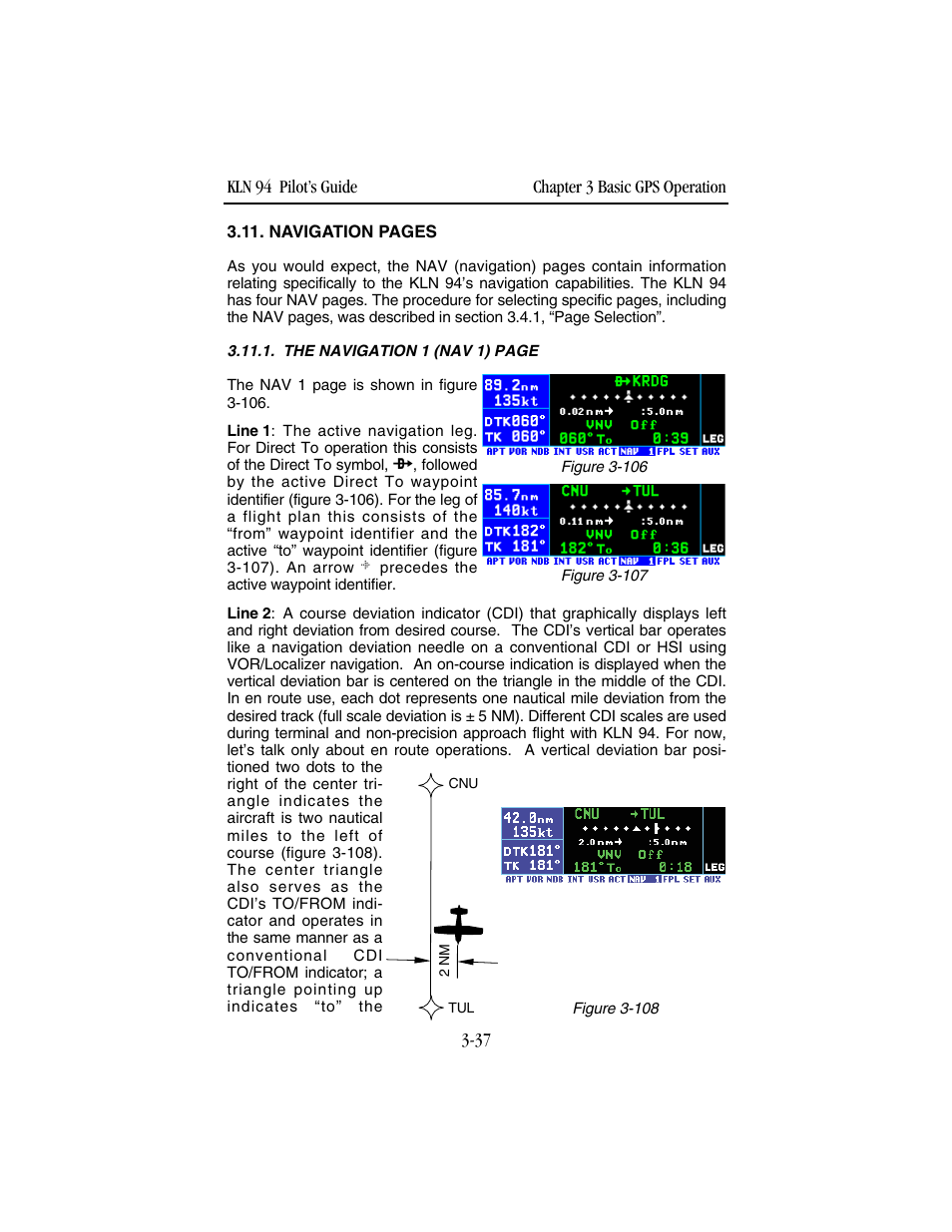 BendixKing KLN 94 - Pilots Guide User Manual | Page 79 / 284