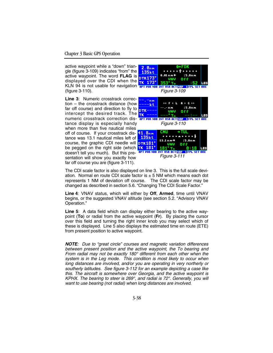 BendixKing KLN 94 - Pilots Guide User Manual | Page 80 / 284