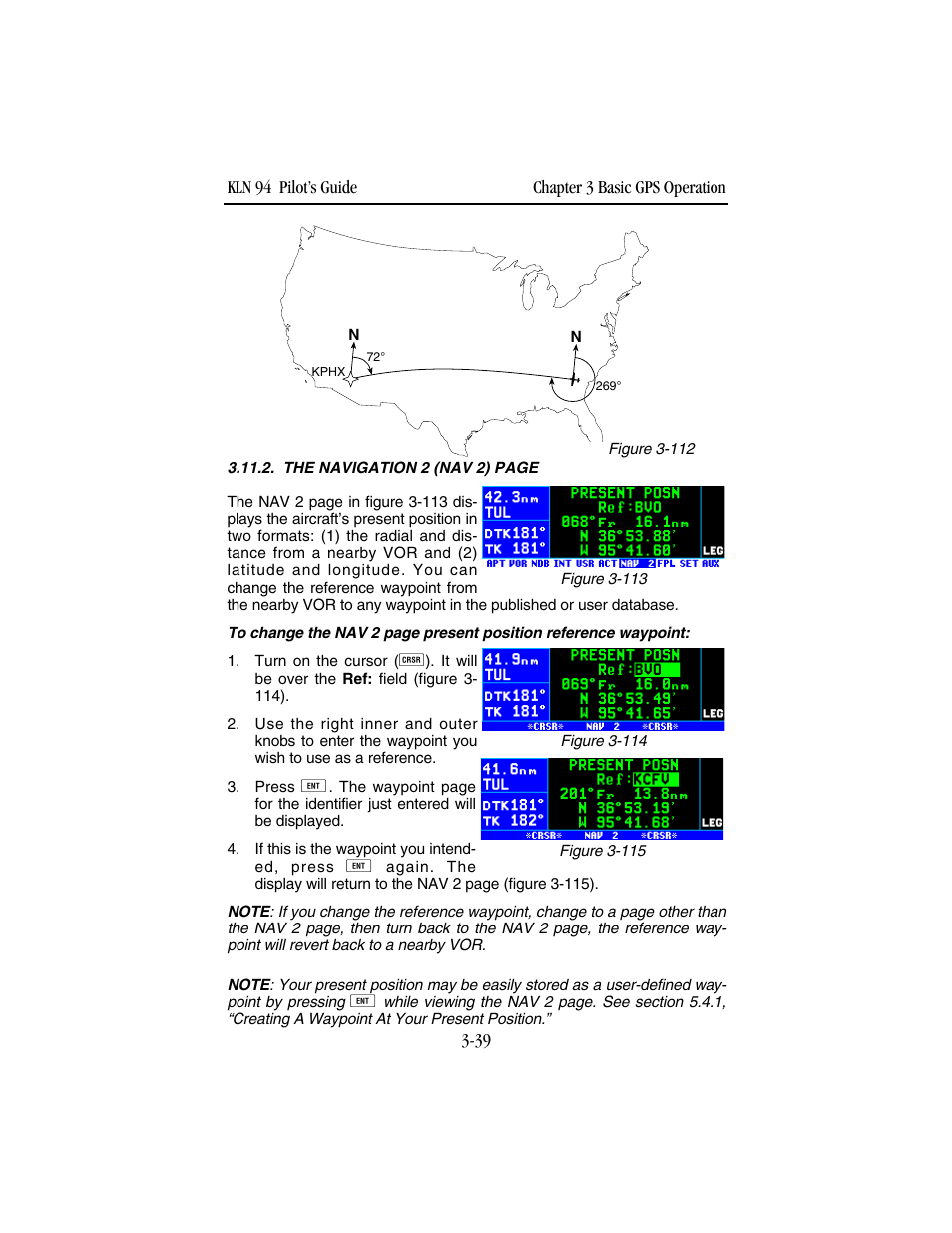 BendixKing KLN 94 - Pilots Guide User Manual | Page 81 / 284