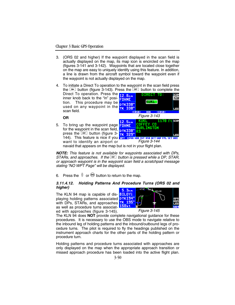 BendixKing KLN 94 - Pilots Guide User Manual | Page 92 / 284