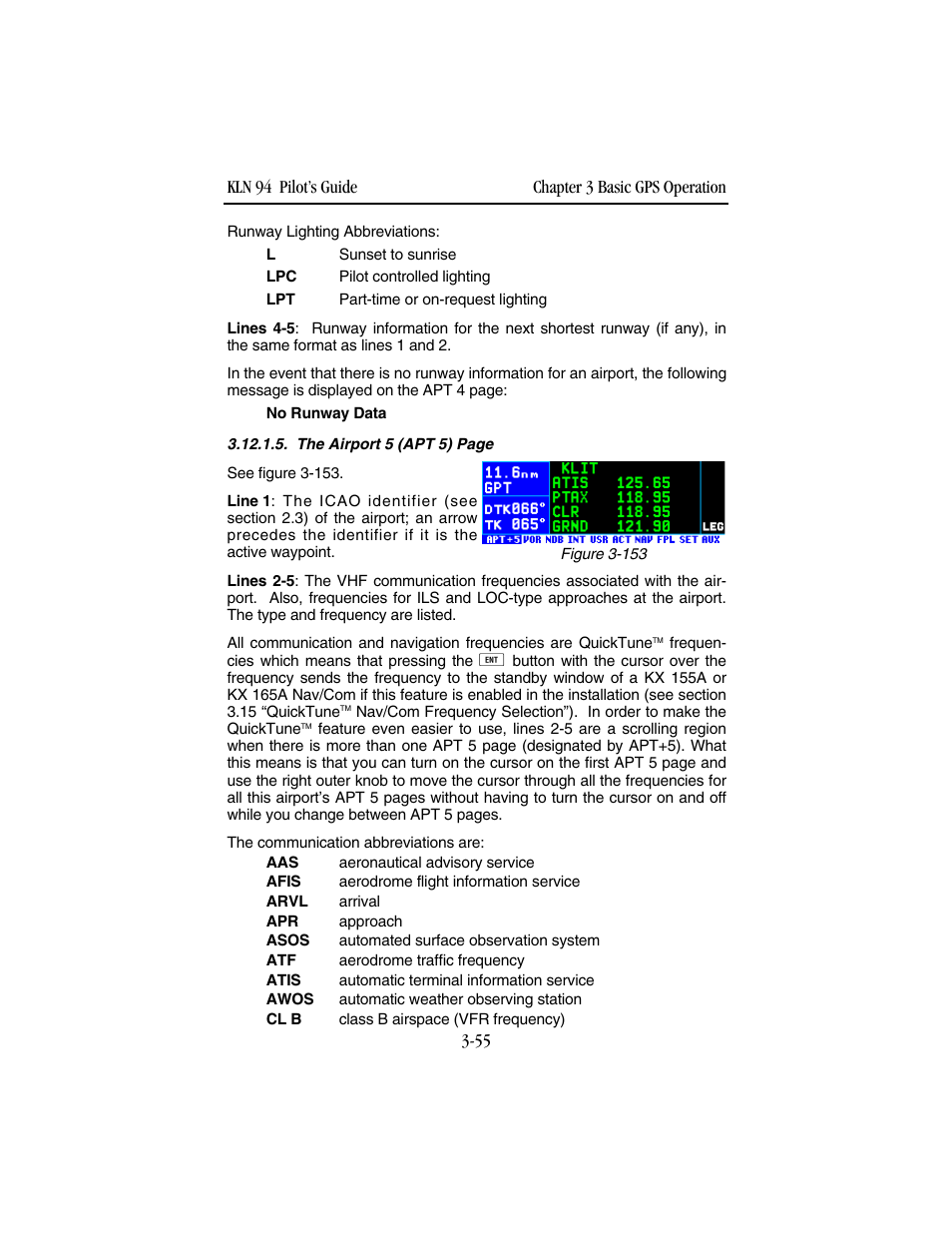 BendixKing KLN 94 - Pilots Guide User Manual | Page 97 / 284