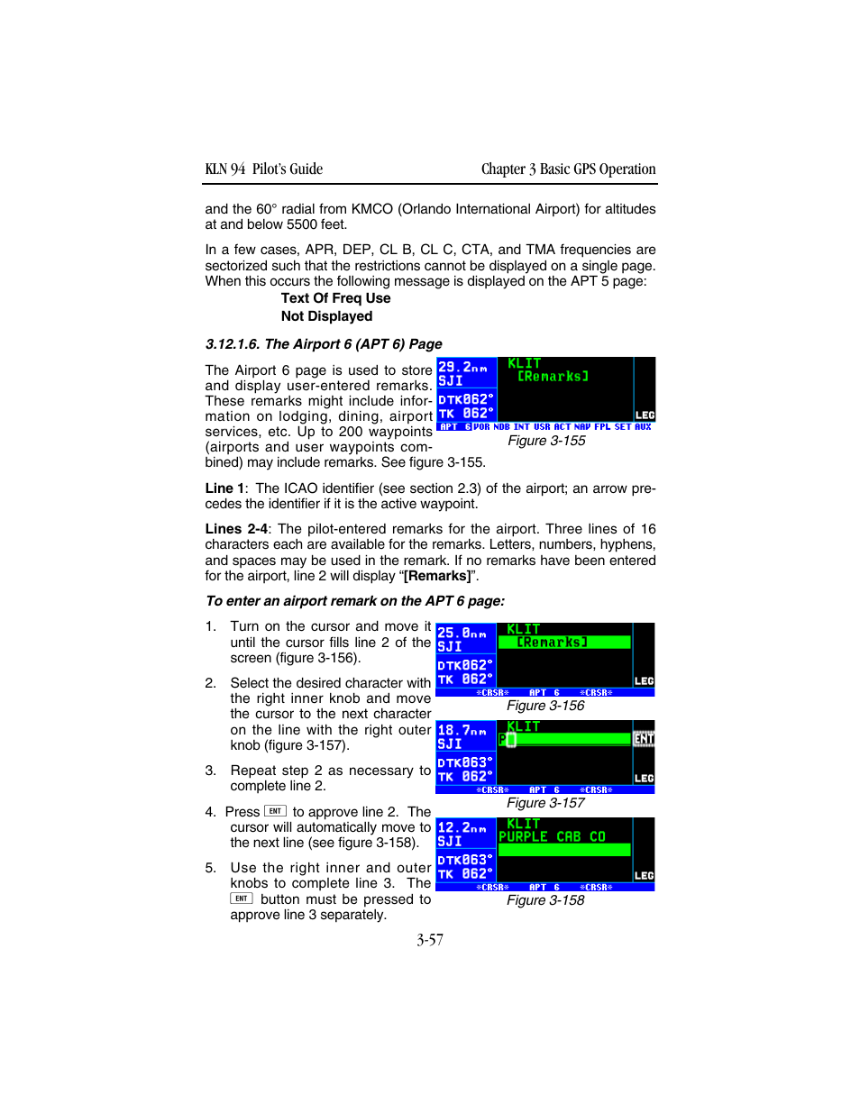 BendixKing KLN 94 - Pilots Guide User Manual | Page 99 / 284