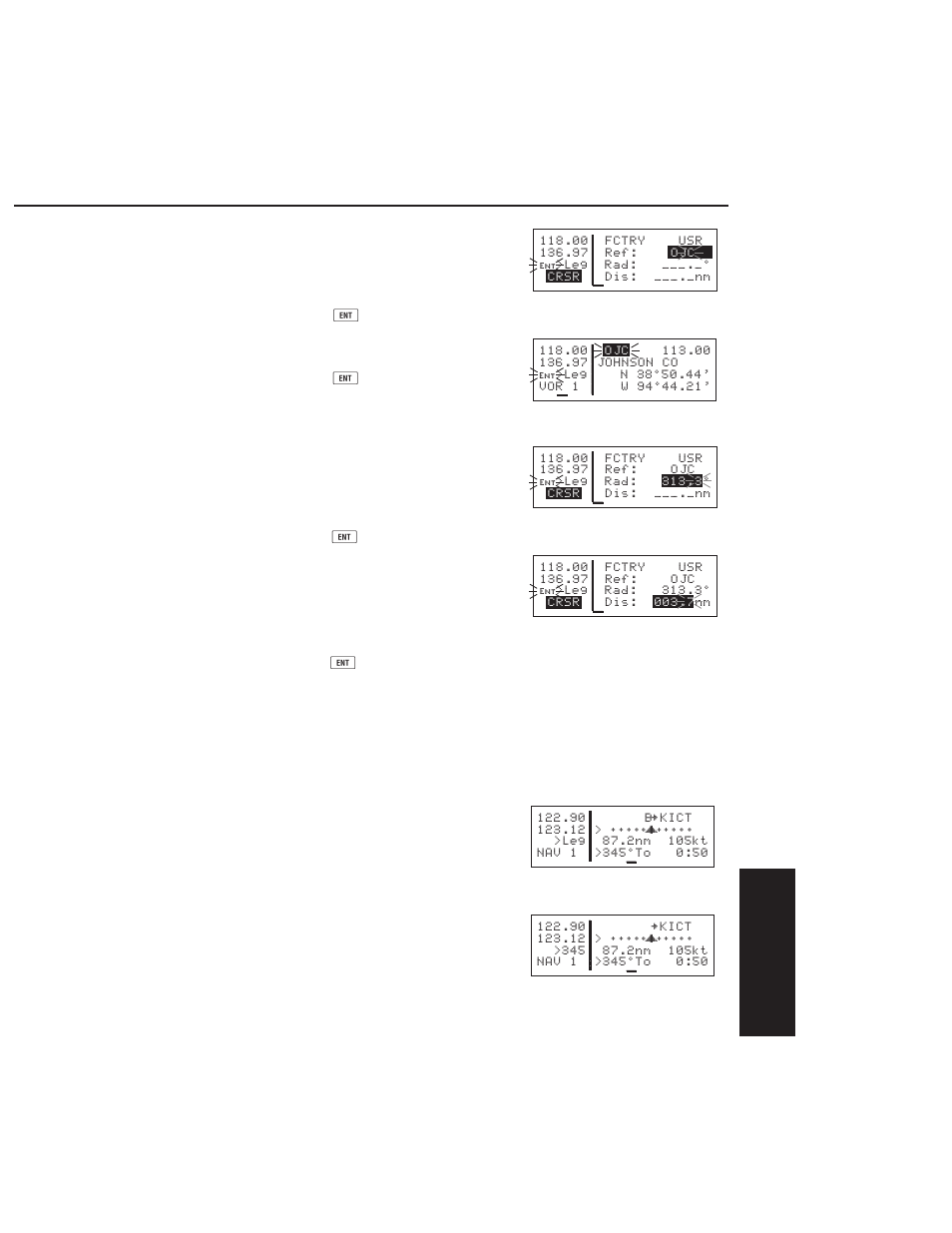 Navigation modes | BendixKing KLX 135 - Pilots Guide User Manual | Page 104 / 142