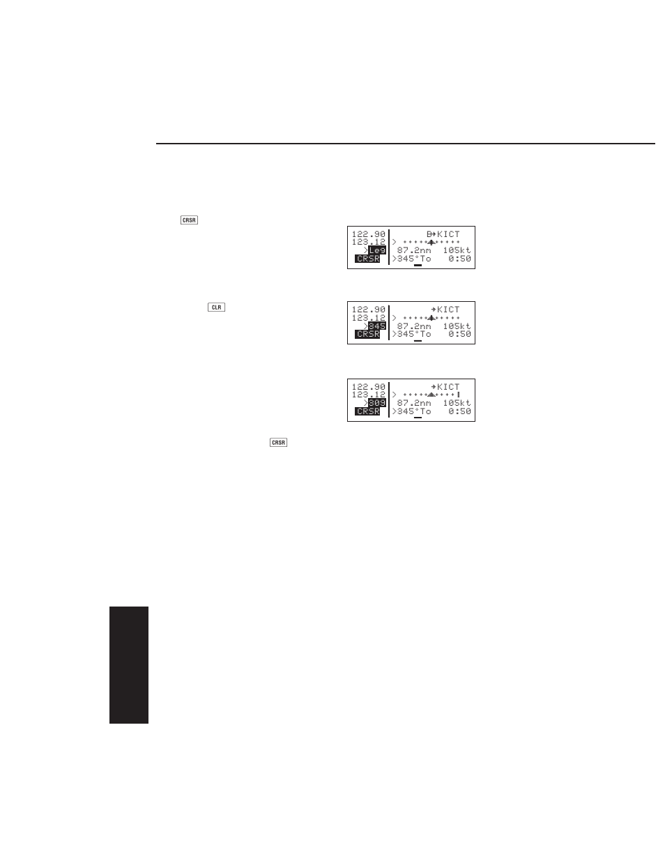 Selecting the leg mode or the obs mode, The en route-leg mode | BendixKing KLX 135 - Pilots Guide User Manual | Page 105 / 142