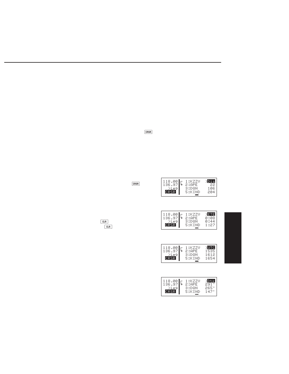 Viewing distance, ete, eta, or desired track | BendixKing KLX 135 - Pilots Guide User Manual | Page 74 / 142