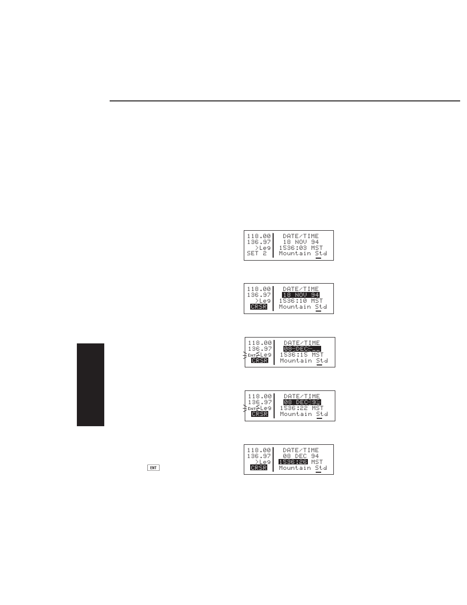 Viewing and setting the date and time | BendixKing KLX 135 - Pilots Guide User Manual | Page 89 / 142