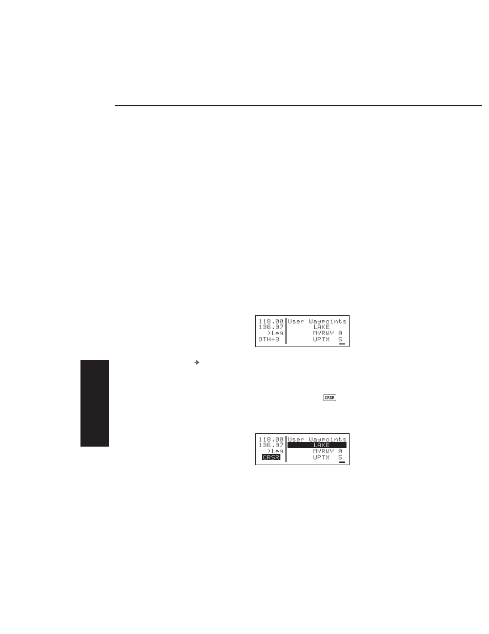 Viewing and deleting user waypoints and | BendixKing KLX 135 - Pilots Guide User Manual | Page 93 / 142