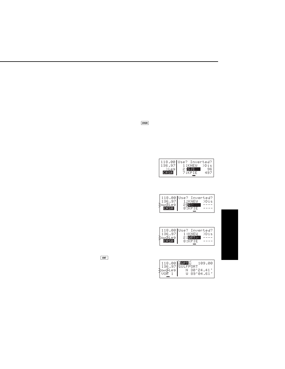 Adding a waypoint to a flight plan | BendixKing KLX 135A - Pilots Guide User Manual | Page 102 / 180