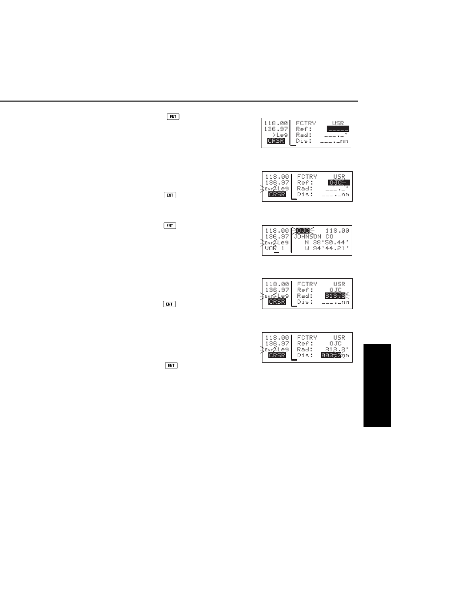 Navigation modes | BendixKing KLX 135A - Pilots Guide User Manual | Page 122 / 180