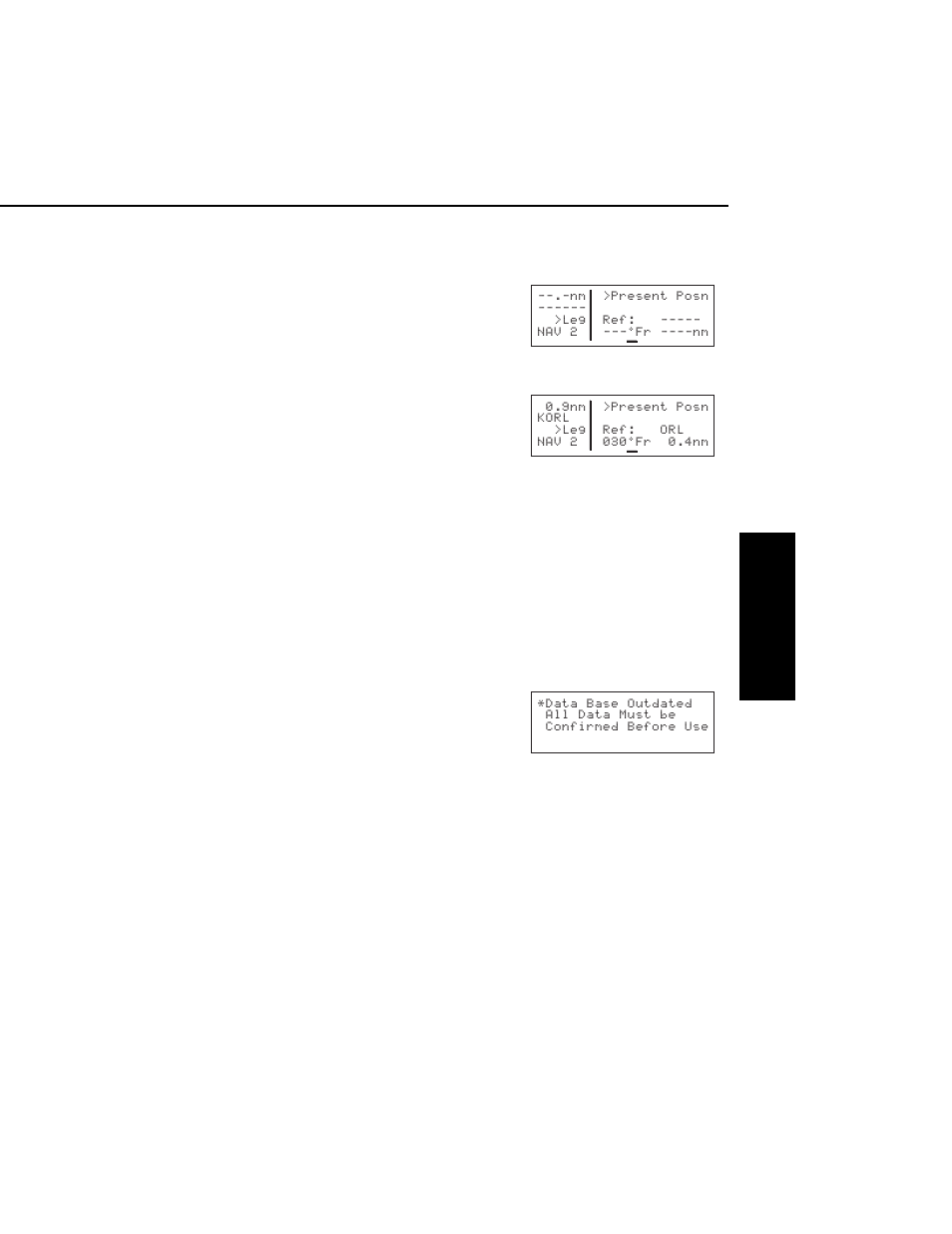 Display format | BendixKing KLX 135A - Pilots Guide User Manual | Page 36 / 180