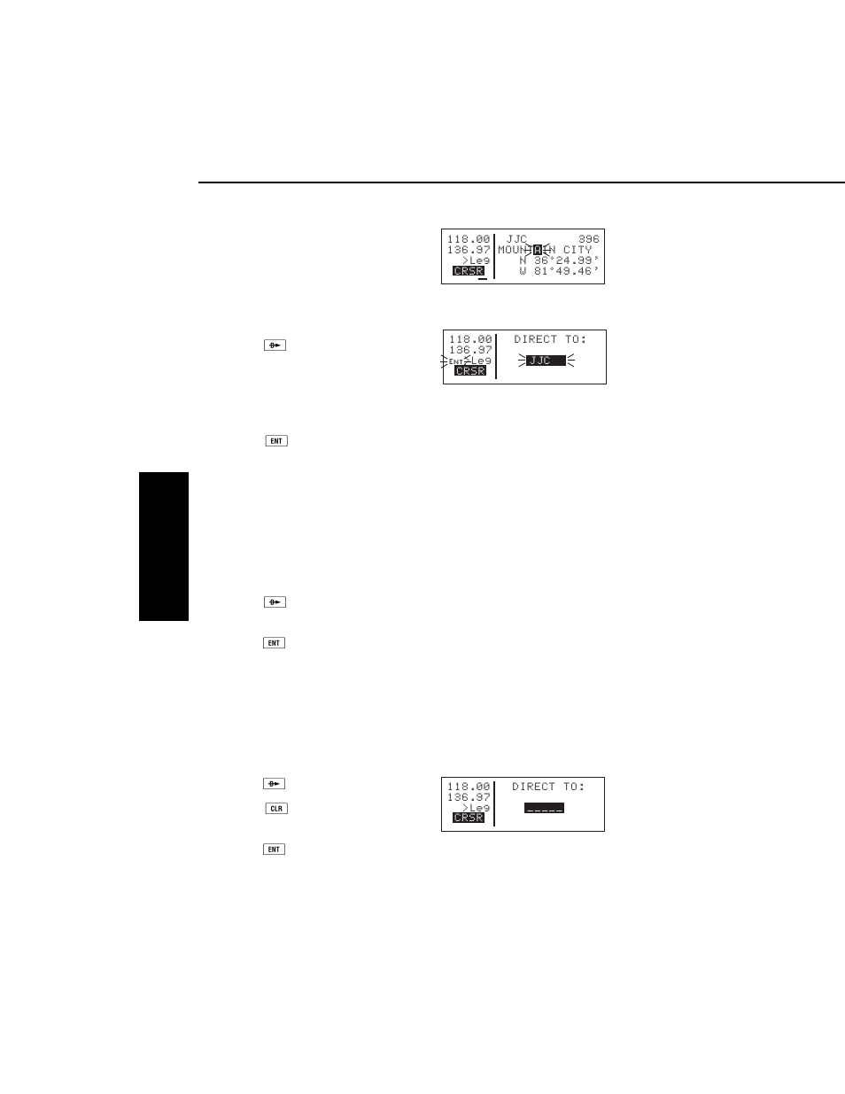 Canceling a direct to | BendixKing KLX 135A - Pilots Guide User Manual | Page 63 / 180