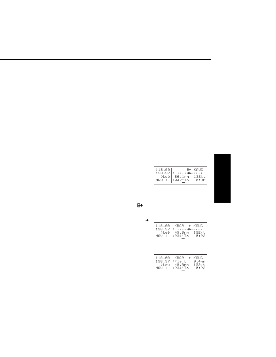 Waypoint alerting for direct to operation | BendixKing KLX 135A - Pilots Guide User Manual | Page 64 / 180