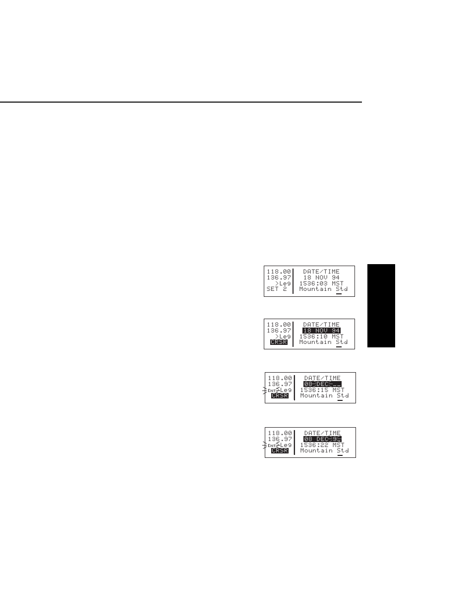 Viewing and setting the date and time | BendixKing KLX 135A - Pilots Guide User Manual | Page 84 / 180