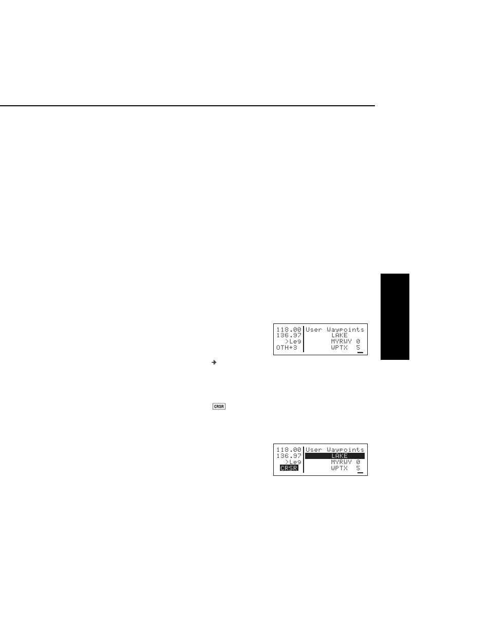 Viewing and deleting user waypoints and | BendixKing KLX 135A - Pilots Guide User Manual | Page 88 / 180