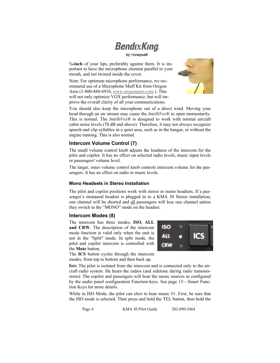 BendixKing KMA 30 User Manual | Page 4 / 20