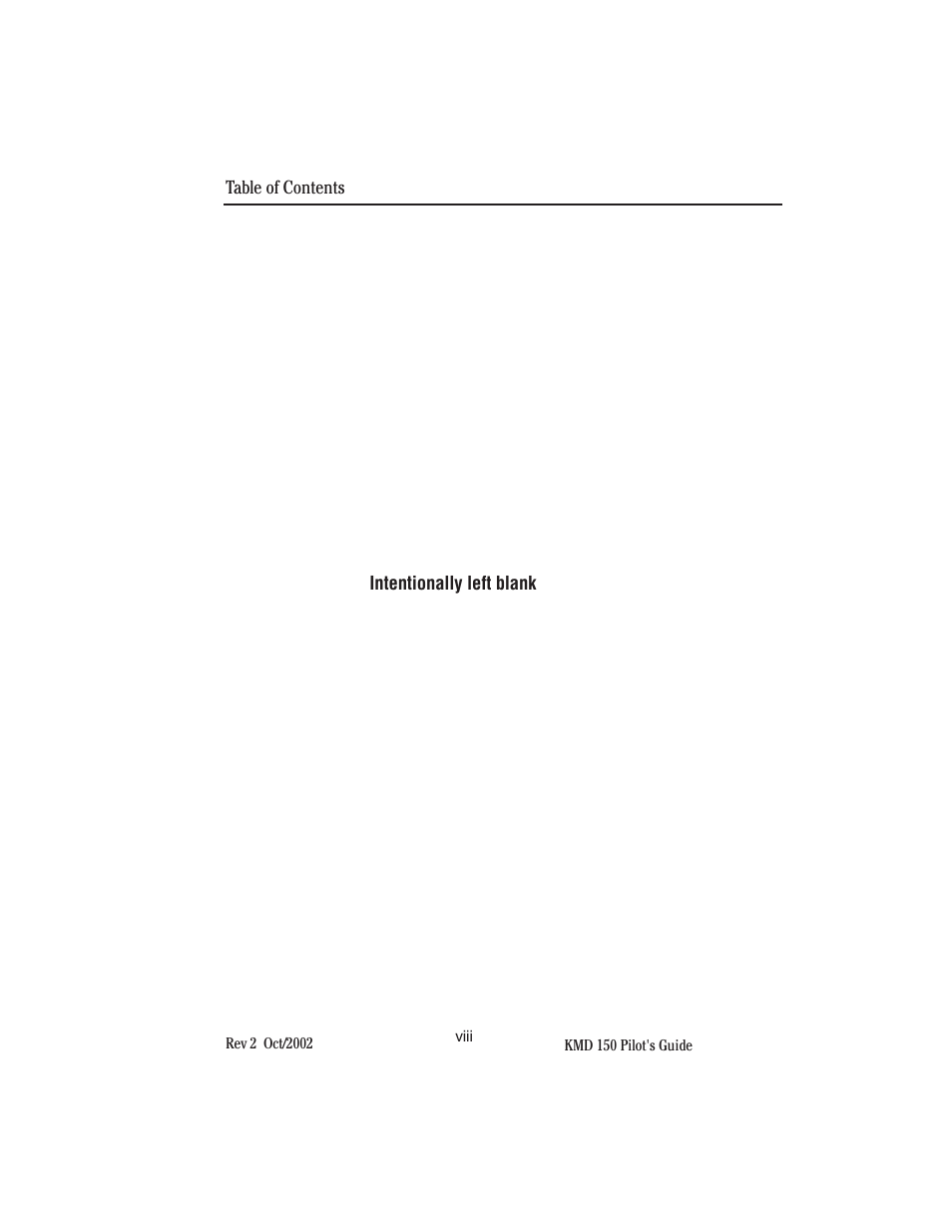 BendixKing KMD 150 - Pilots Guide User Manual | Page 10 / 170
