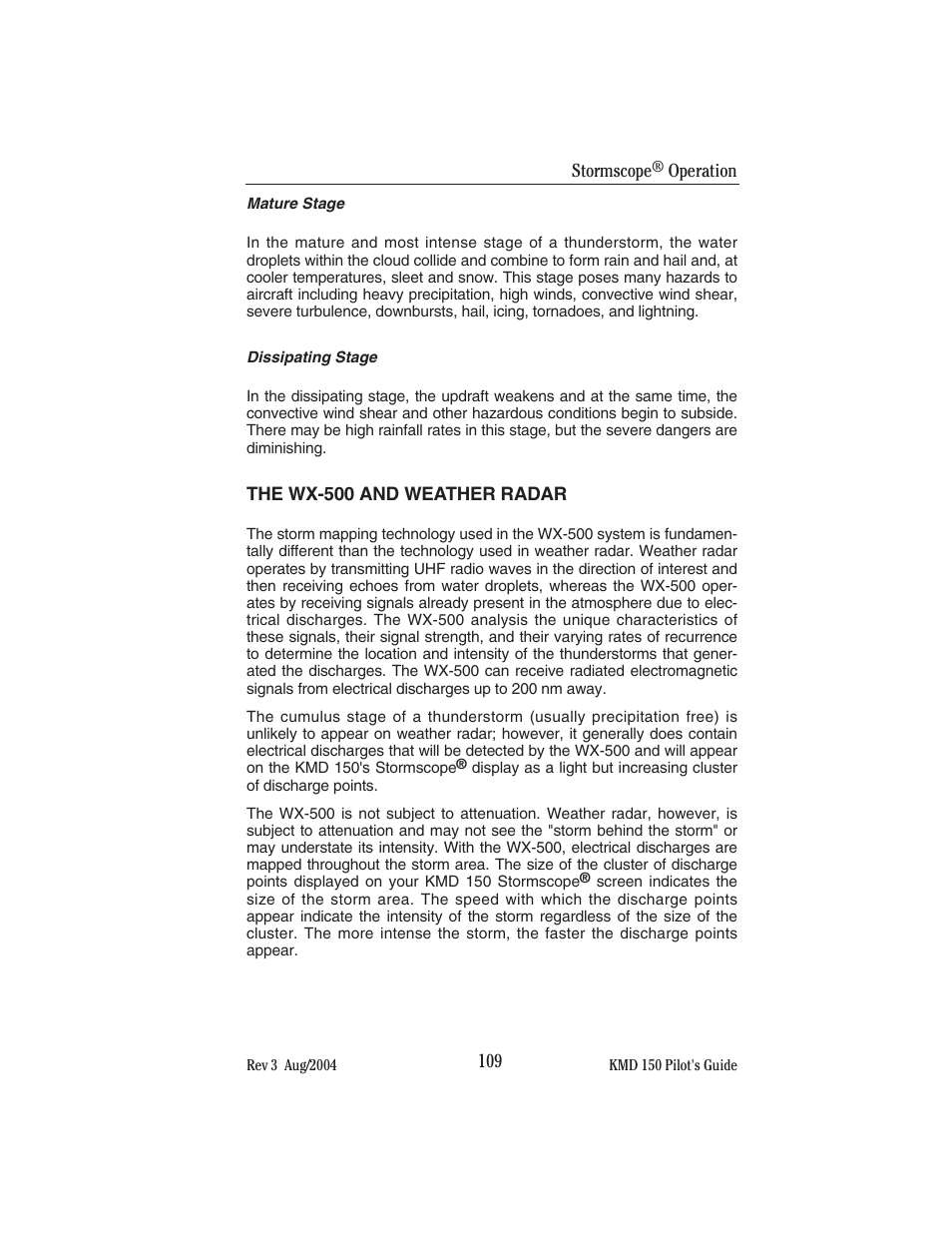 BendixKing KMD 150 - Pilots Guide User Manual | Page 123 / 170