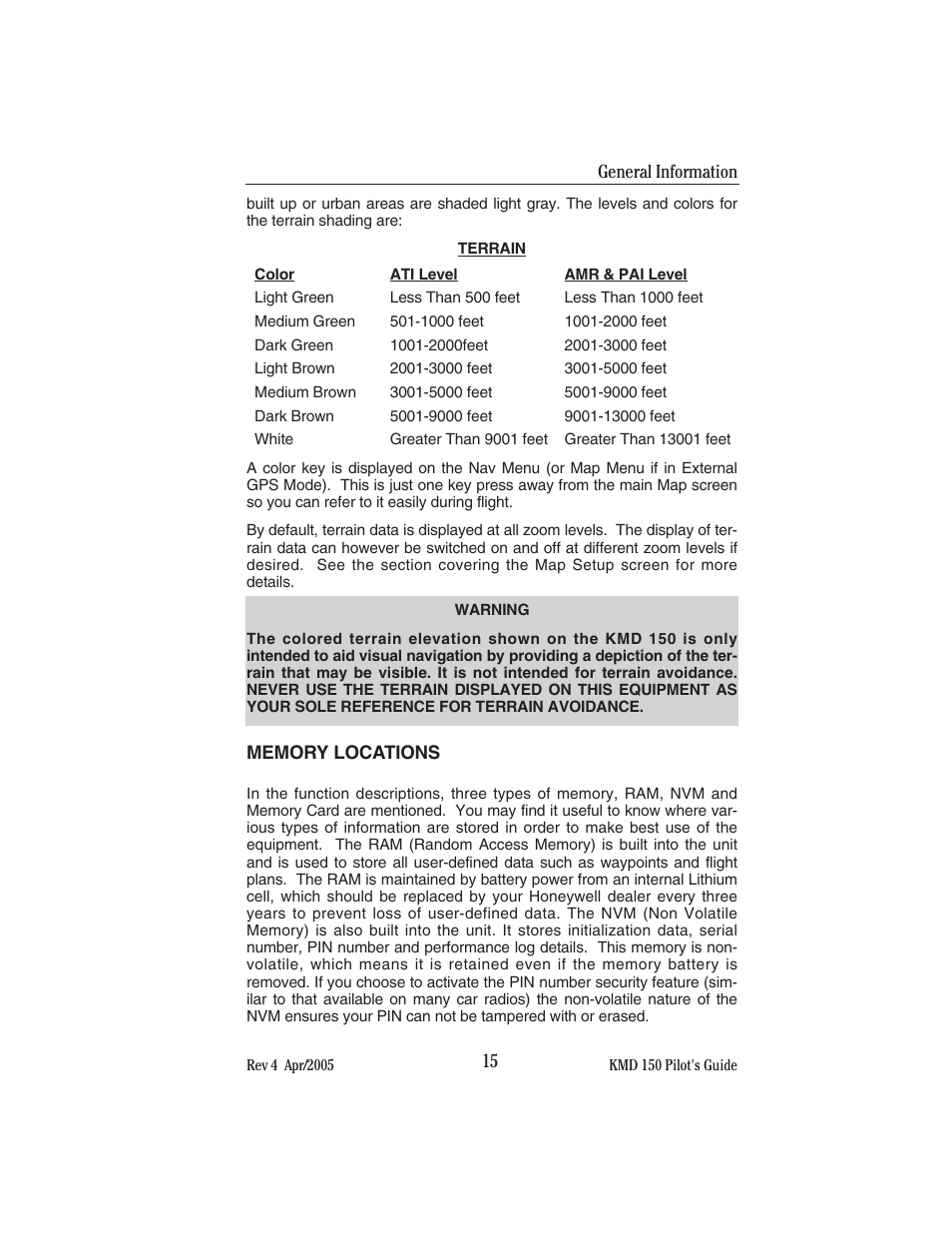 BendixKing KMD 150 - Pilots Guide User Manual | Page 29 / 170