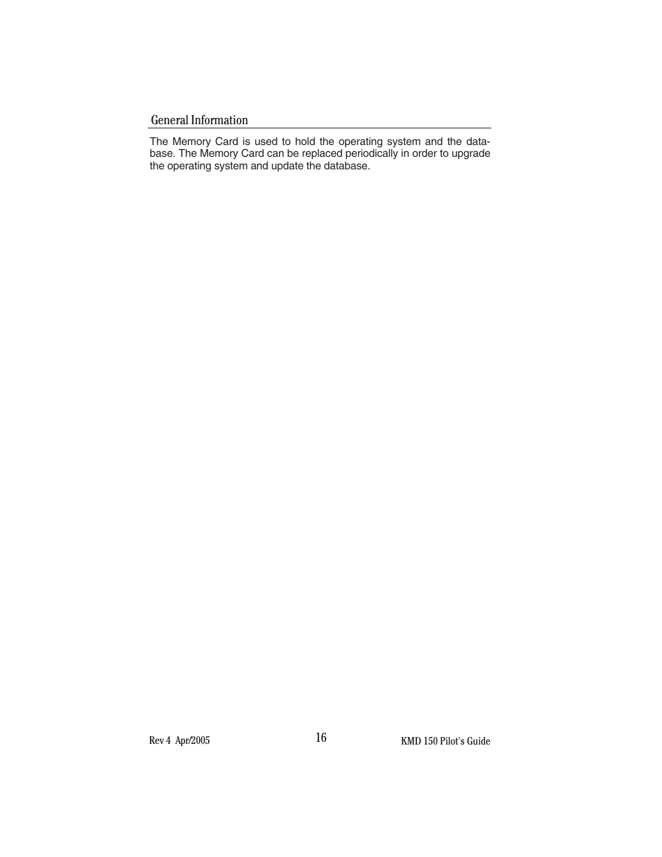 BendixKing KMD 150 - Pilots Guide User Manual | Page 30 / 170