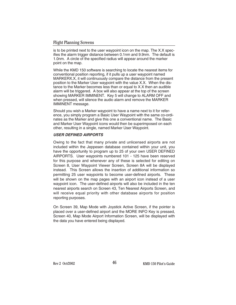 BendixKing KMD 150 - Pilots Guide User Manual | Page 60 / 170