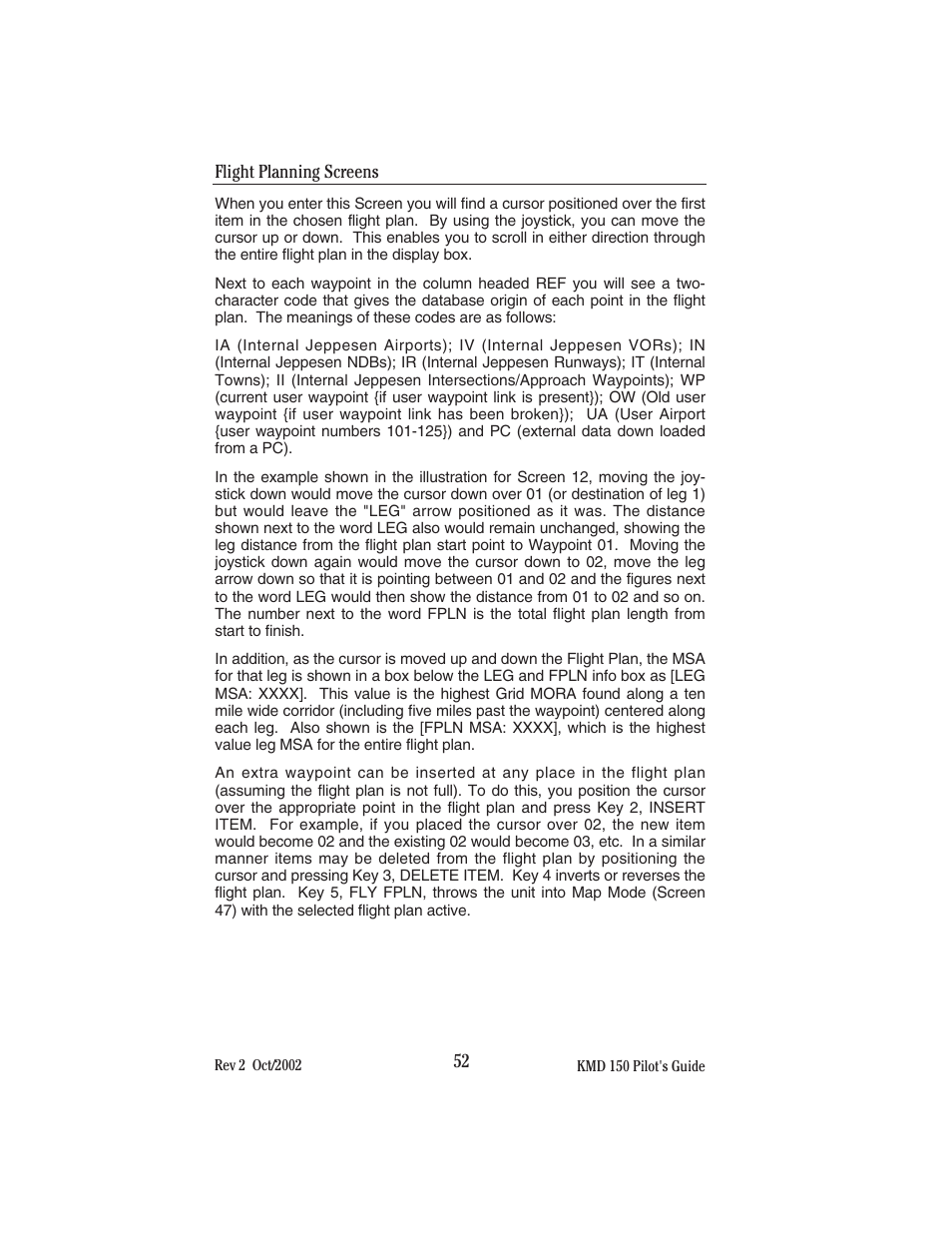 BendixKing KMD 150 - Pilots Guide User Manual | Page 66 / 170