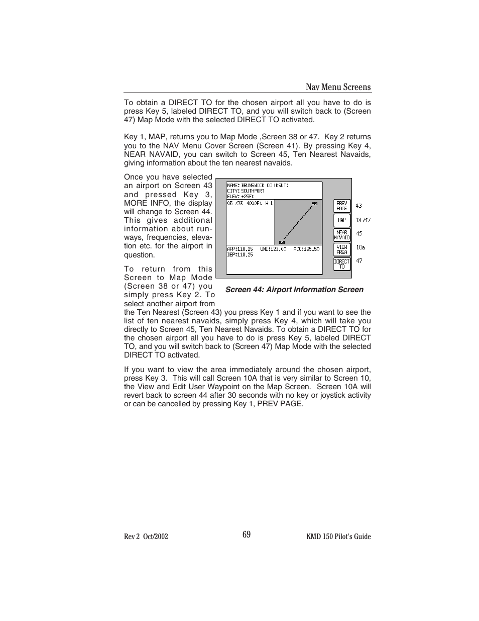 BendixKing KMD 150 - Pilots Guide User Manual | Page 83 / 170