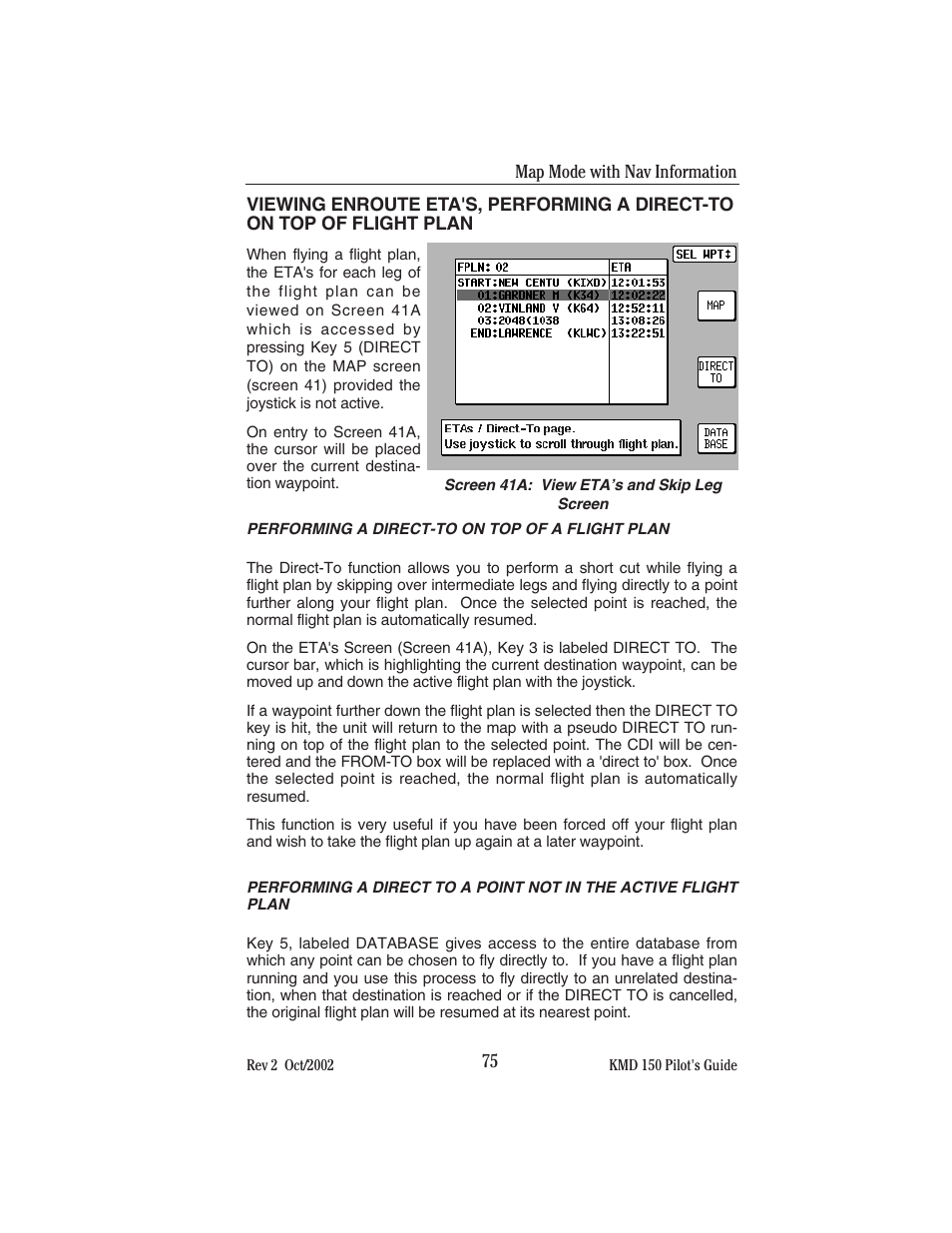 BendixKing KMD 150 - Pilots Guide User Manual | Page 89 / 170