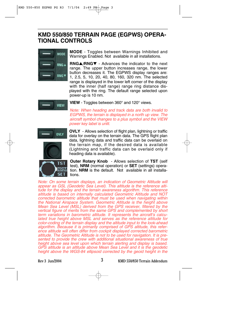 BendixKing KMD 540 - Addendum System KMD 850 User Manual | Page 11 / 23
