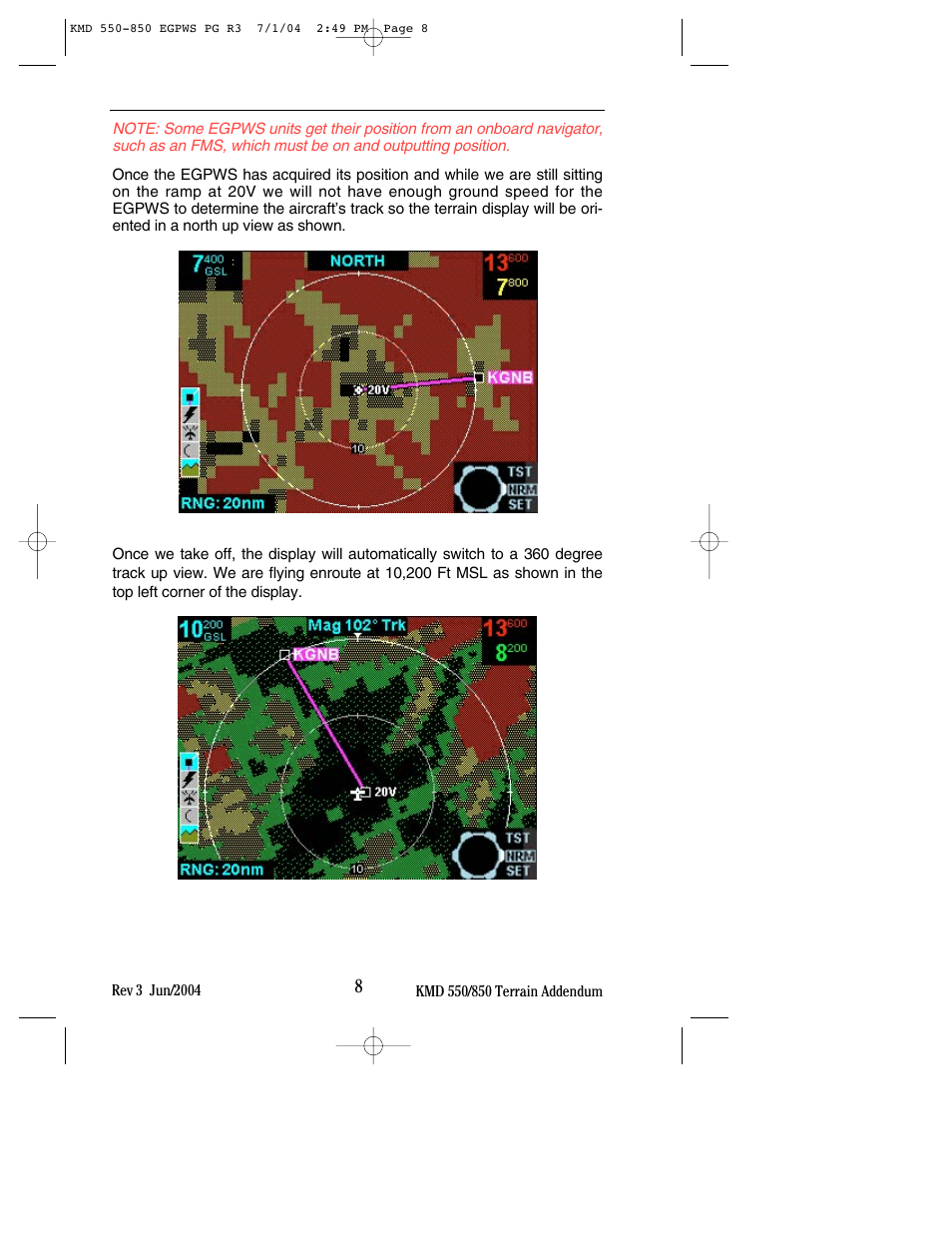 BendixKing KMD 540 - Addendum System KMD 850 User Manual | Page 16 / 23