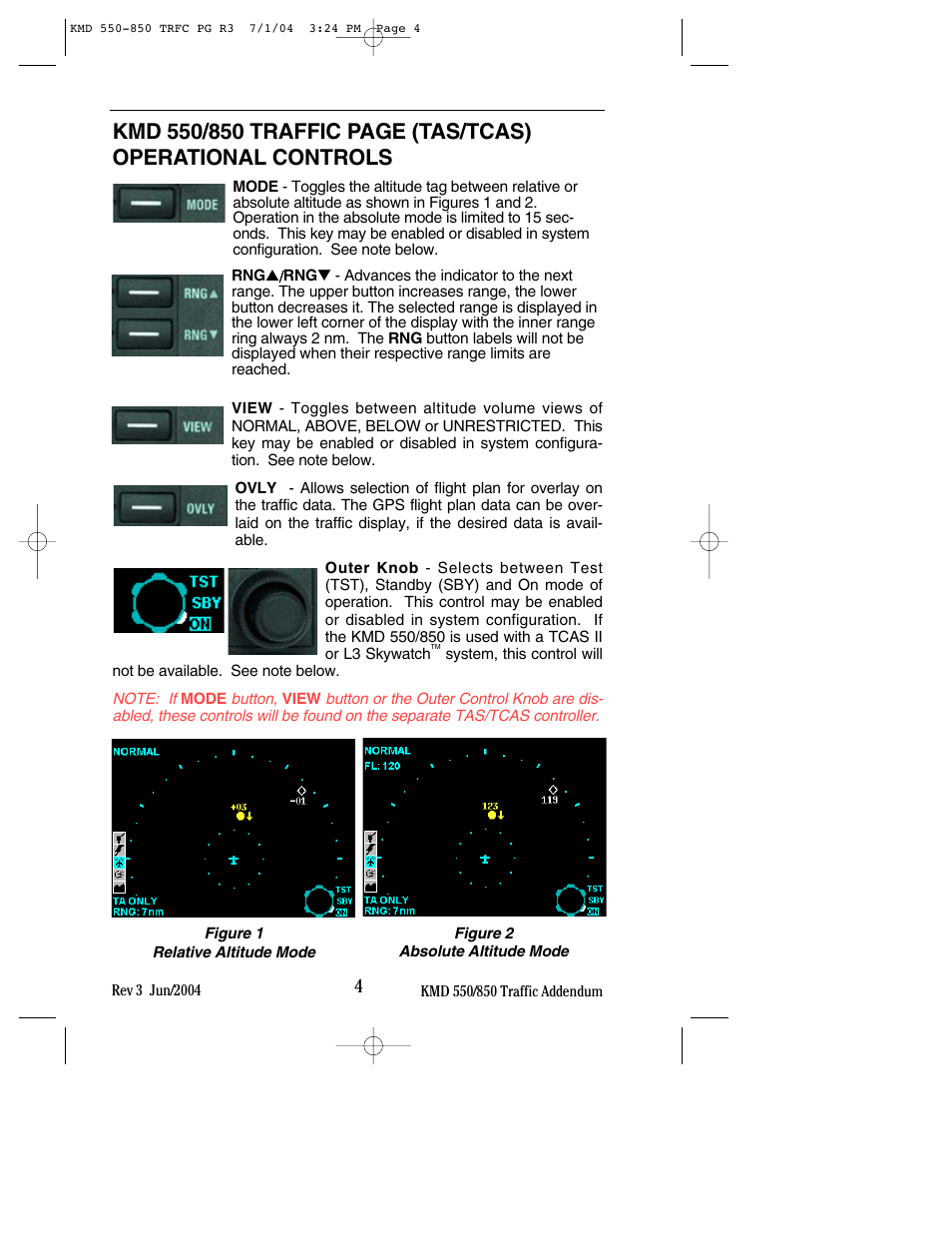 BendixKing KMD 540 - Addendum System KMD 850 User Manual | Page 12 / 33