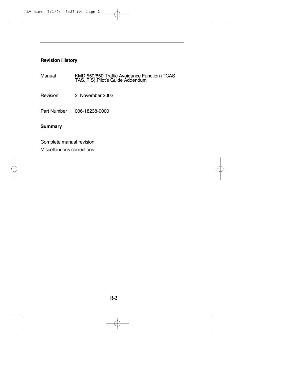 BendixKing KMD 540 - Addendum System KMD 850 User Manual | Page 4 / 33