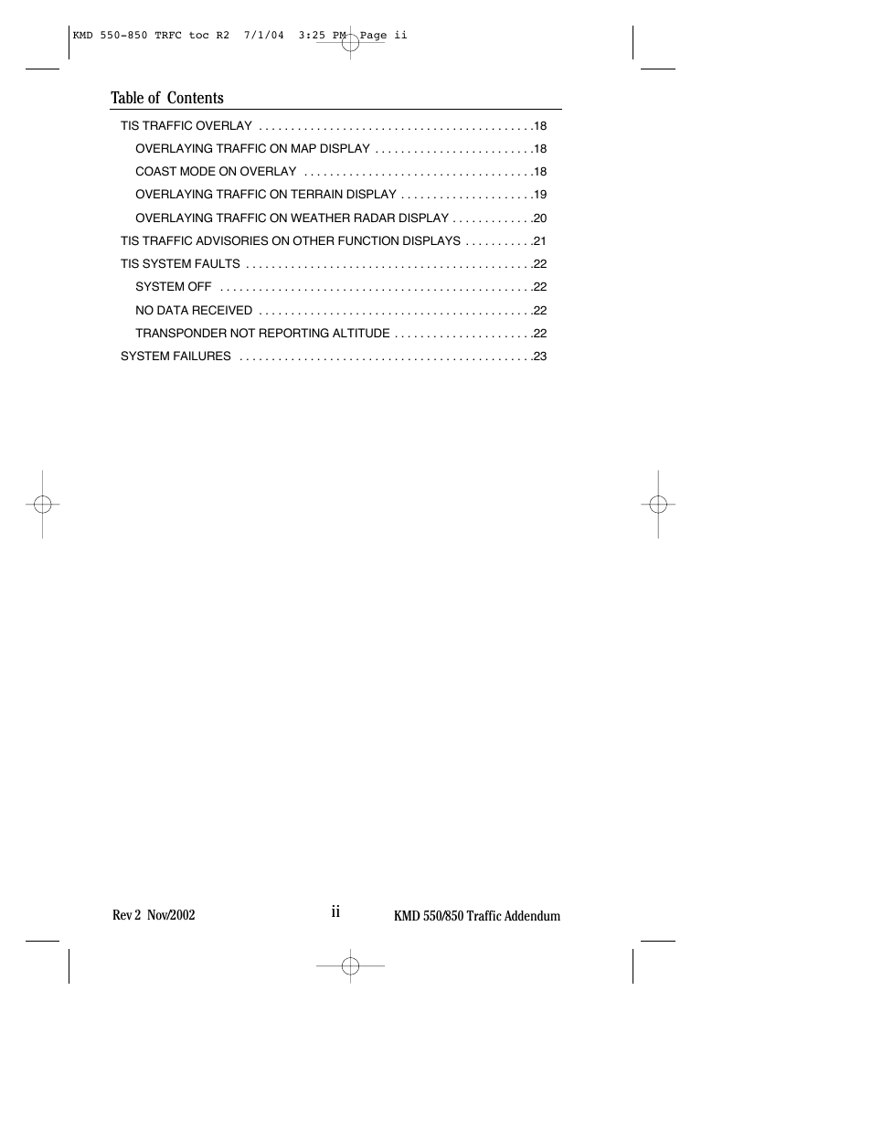 BendixKing KMD 540 - Addendum System KMD 850 User Manual | Page 8 / 33