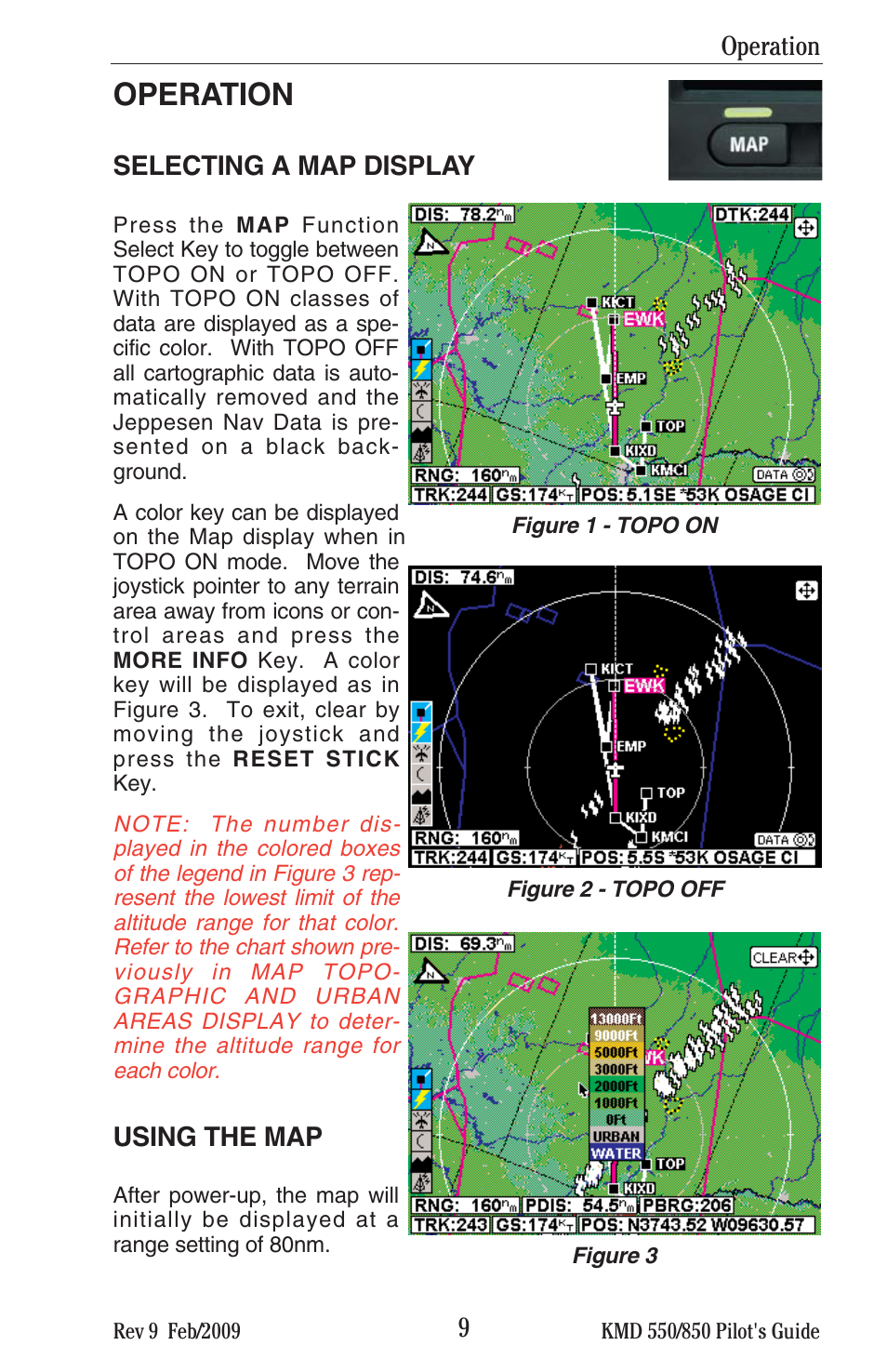 Operation | BendixKing KMD 540 - Pilots Guide System KMD 850 User Manual | Page 25 / 69