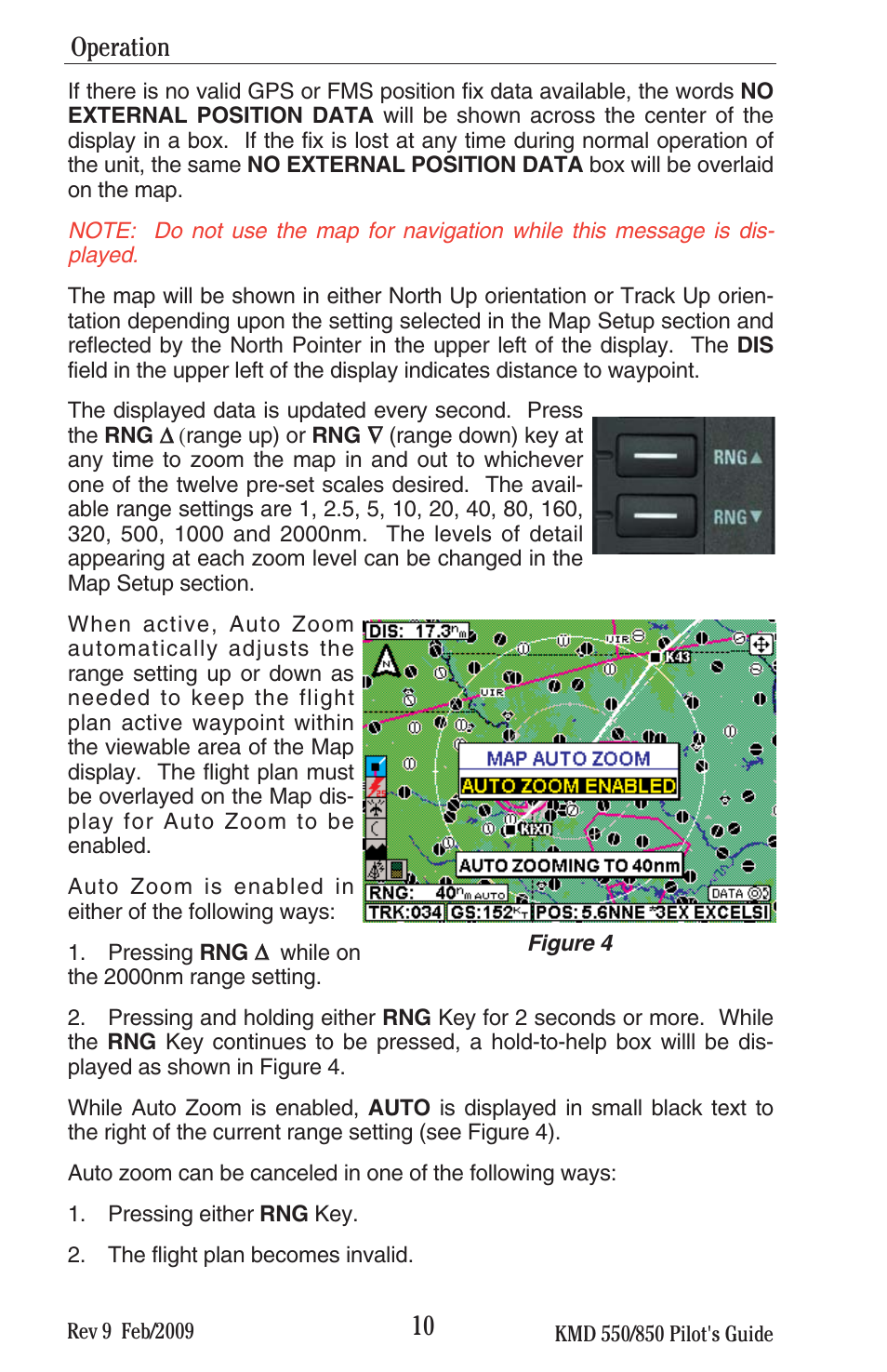 Operation | BendixKing KMD 540 - Pilots Guide System KMD 850 User Manual | Page 26 / 69