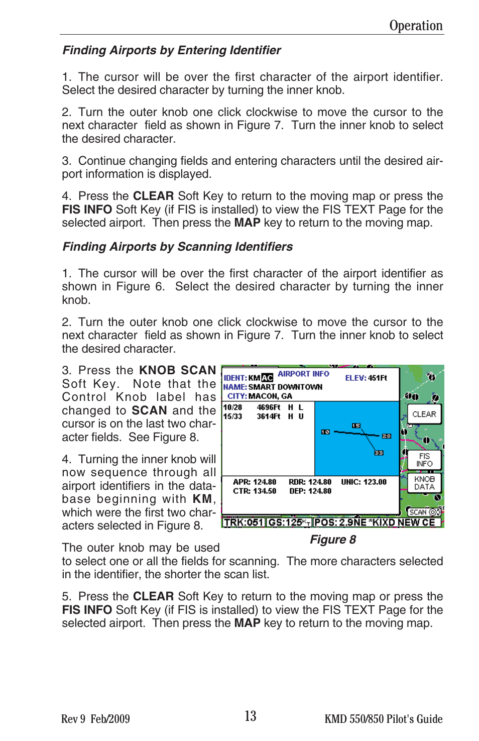 13 operation | BendixKing KMD 540 - Pilots Guide System KMD 850 User Manual | Page 29 / 69