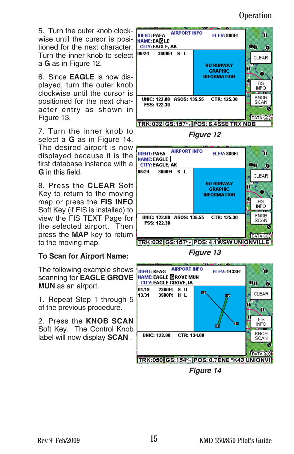 15 operation | BendixKing KMD 540 - Pilots Guide System KMD 850 User Manual | Page 31 / 69
