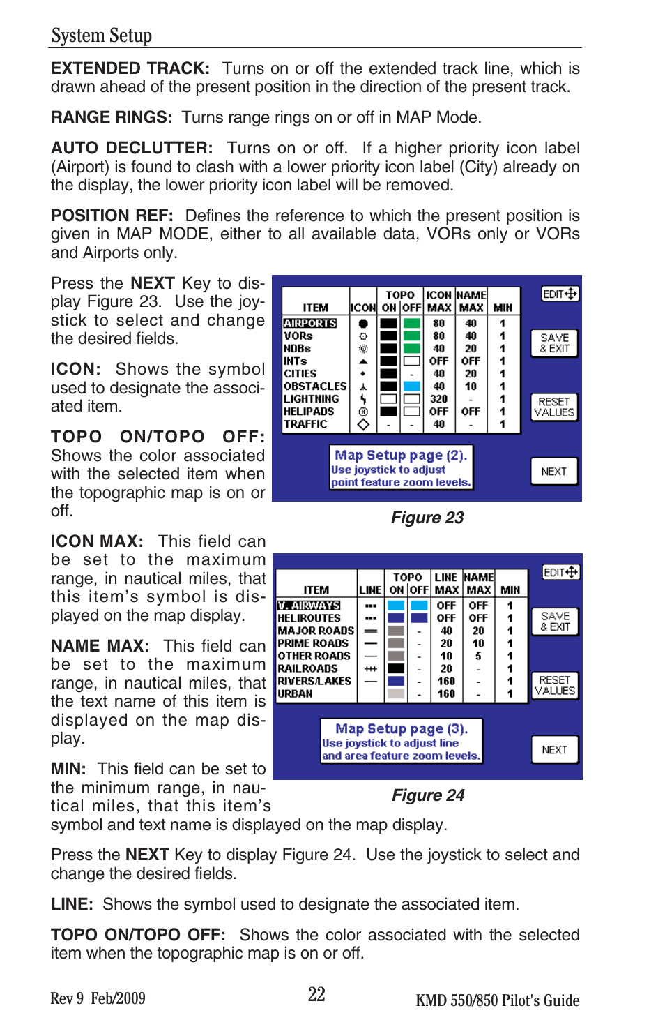 System setup | BendixKing KMD 540 - Pilots Guide System KMD 850 User Manual | Page 38 / 69