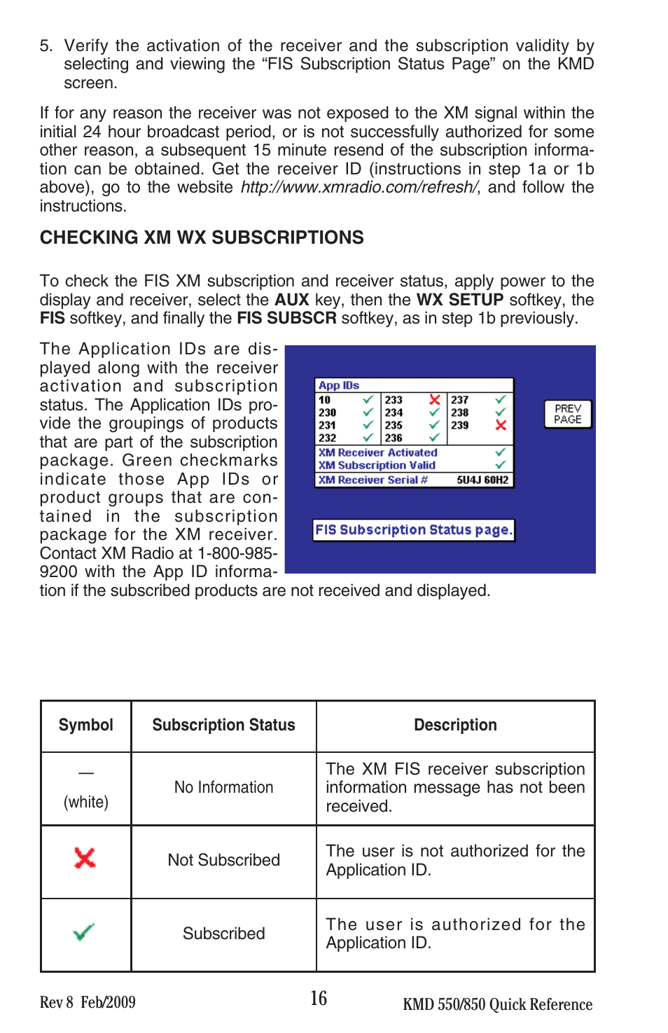 BendixKing KMD 540 - Quick Reference Guide System KMD 550 User Manual | Page 16 / 34
