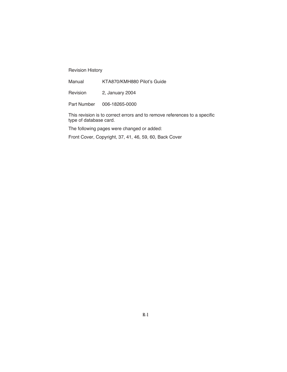 BendixKing KTA 910 System KTA 970 User Manual | Page 4 / 69