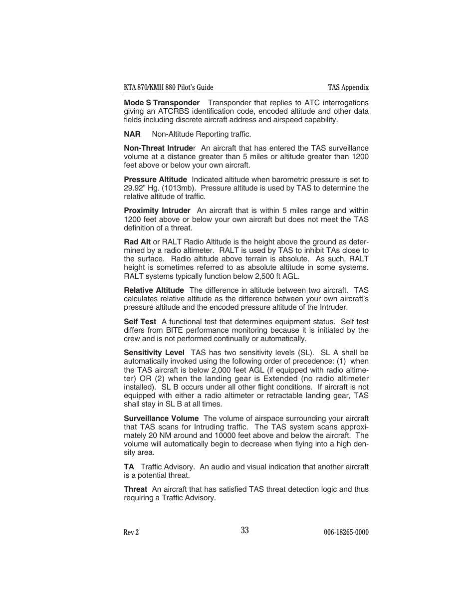 BendixKing KTA 910 System KTA 970 User Manual | Page 41 / 69