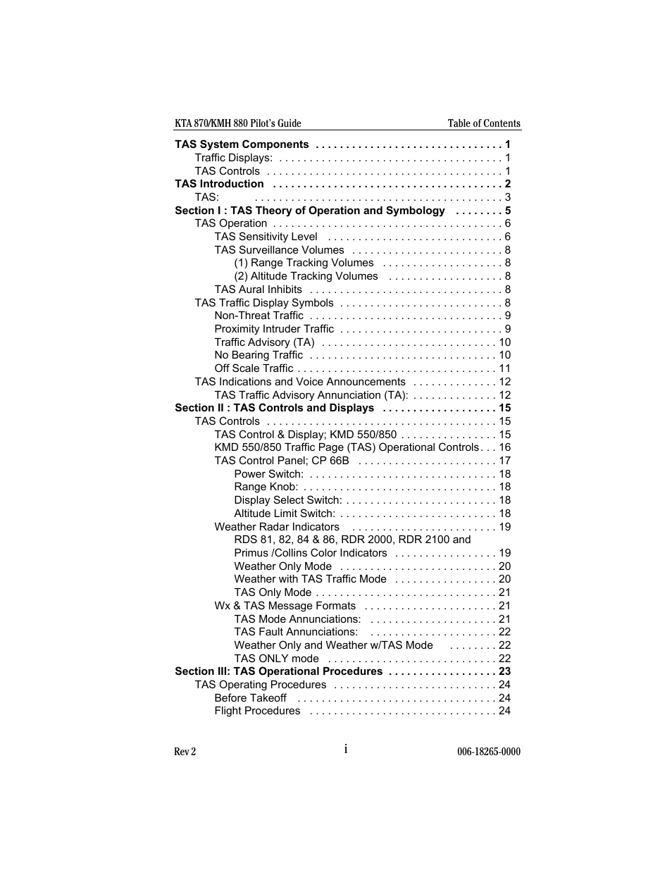 BendixKing KTA 910 System KTA 970 User Manual | Page 7 / 69