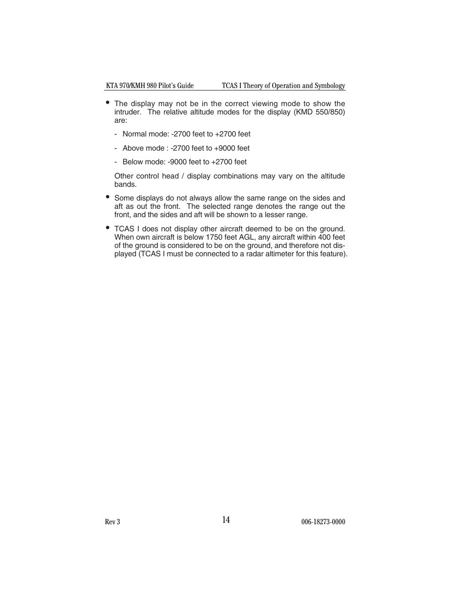 BendixKing KMH 920 System KMH 980 User Manual | Page 22 / 73